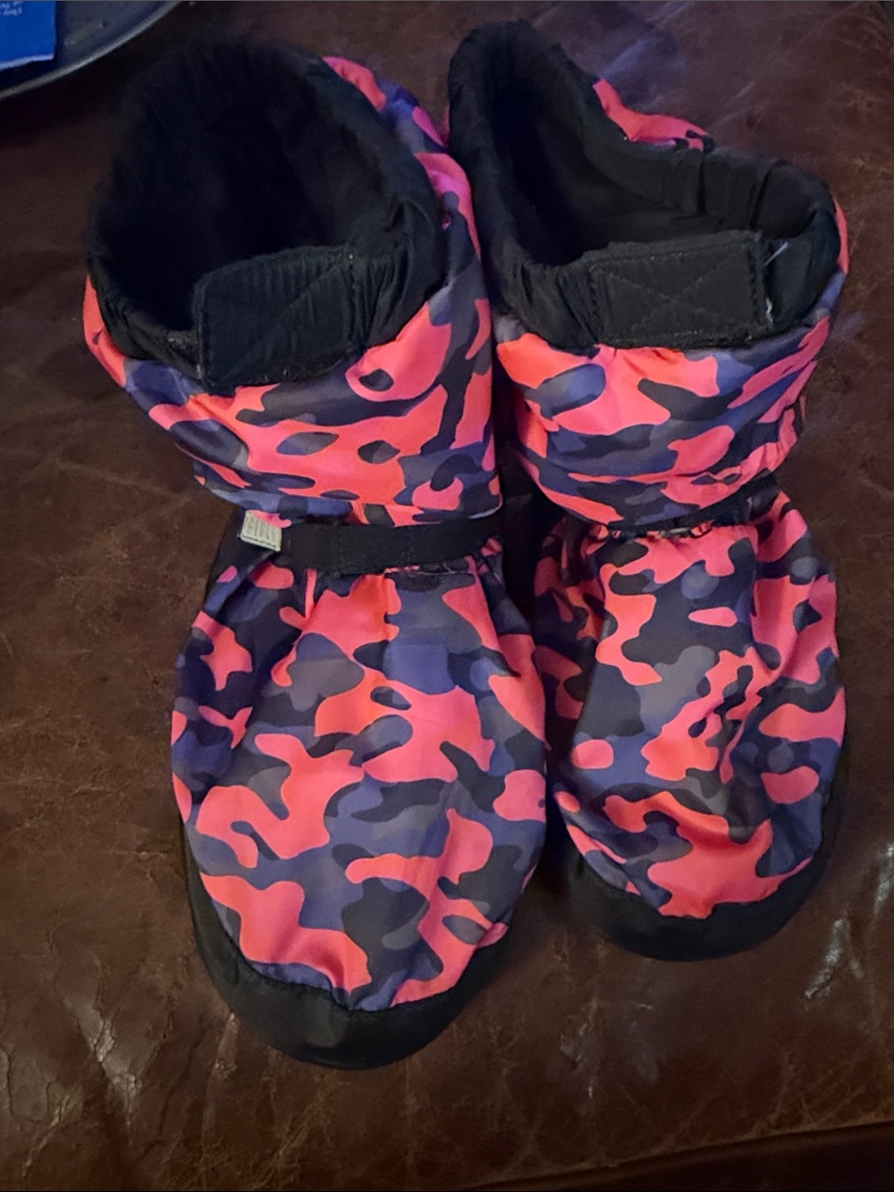 Bloch Irina & Max Warm Up Dance Booties Pink Camo